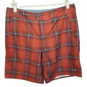 Columbia Mens Plaid Shorts Size 38 Plaid Gorpcore Preppy Classic Casual Normcore